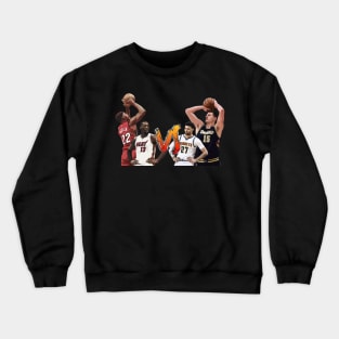 NBA FINALS heat vs Nuggets Crewneck Sweatshirt